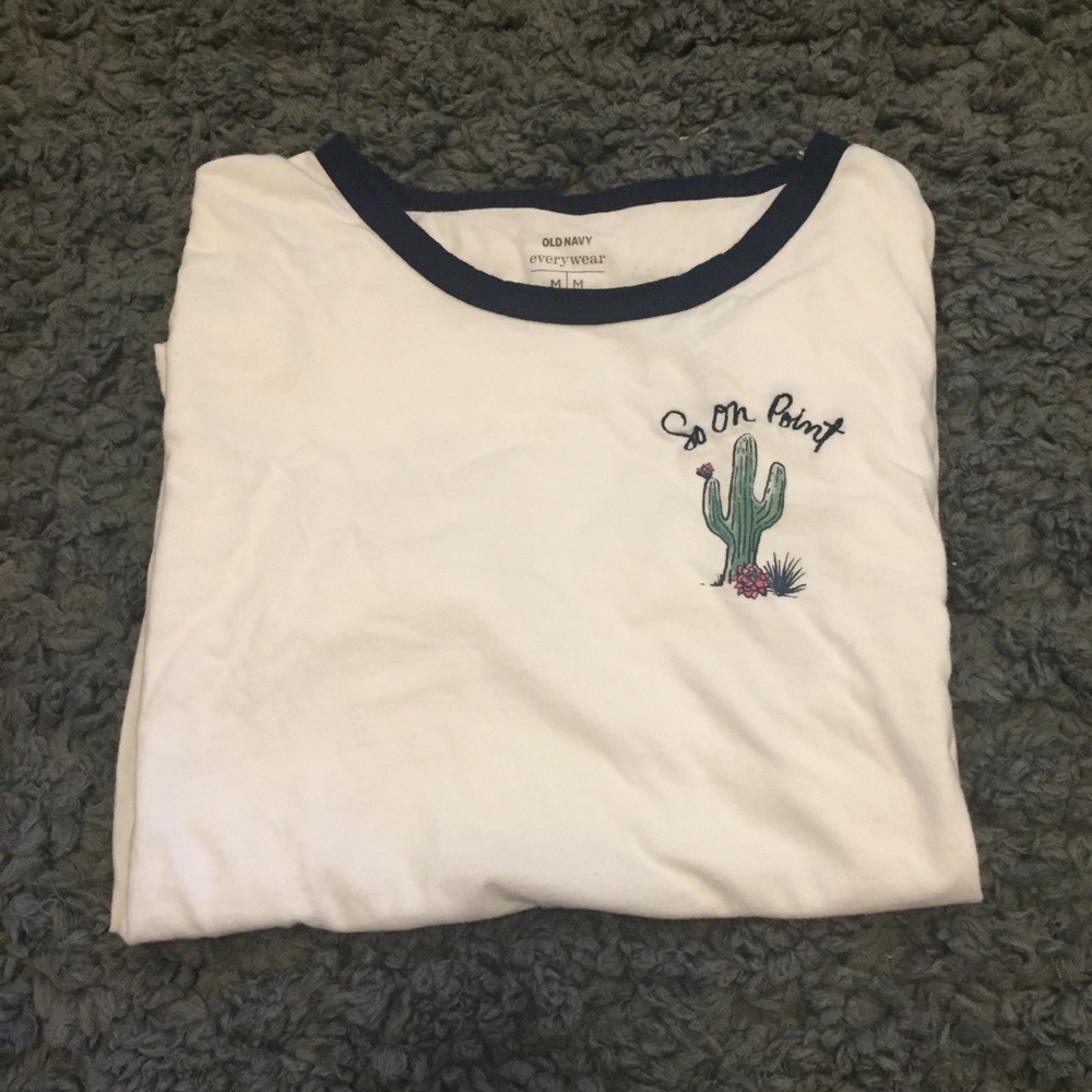 Old Navy Everywear So On Point Cactus Shirt M